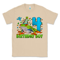 Mushroom birthday boy frog age 4 Classic Tee - LillyAllenDesigns