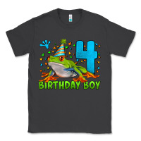 Smoke birthday boy frog age 4 Classic Tee - LillyAllenDesigns