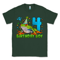 Sports Green birthday boy frog age 4 Classic Tee - LillyAllenDesigns