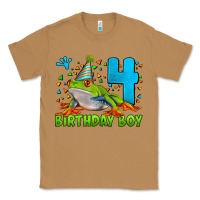 Toasted Coconut birthday boy frog age 4 Classic Tee - LillyAllenDesigns