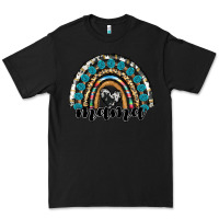 Black western mama rainbow Premium Tee - RanaPortraitStore