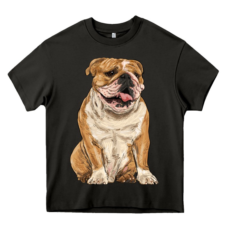 English Bulldog Heavy Core Tee by RanaPortraitStore | Teevron