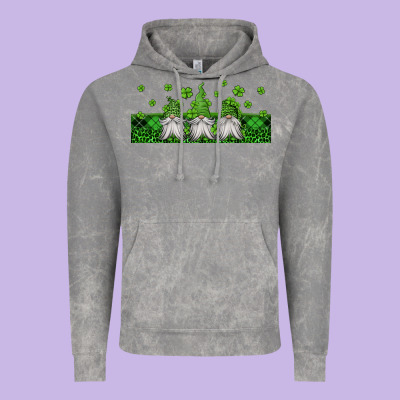St Patricks Gnomes Vintage Hoodie Designed By Jasminsmagicworld