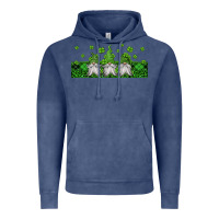 Vintage Denim st patricks gnomes Vintage Hoodie - Jasminsmagicworld