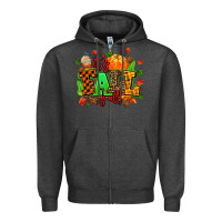 Charcoal Heather its fall yall Zipper Hoodie - MaliasSmallBusiness