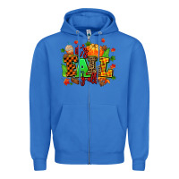 True Royal its fall yall Zipper Hoodie - MaliasSmallBusiness