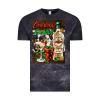 Cloud Black christmas cocktail martini  air freshener Vintage Tee - AdoDesignShop