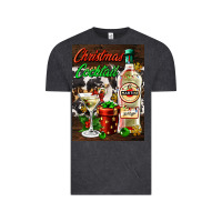 Vintage Black christmas cocktail martini  air freshener Vintage Tee - AdoDesignShop