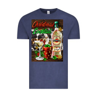 Vintage Denim christmas cocktail martini  air freshener Vintage Tee - AdoDesignShop