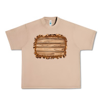 Burro wood leopard and shimmer background 3200x2400 Urban Heavy Tee - AdoDesignShop
