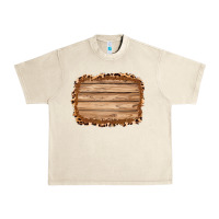 Sandshell wood leopard and shimmer background 3200x2400 Urban Heavy Tee - AdoDesignShop