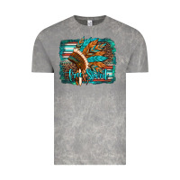 Cloud Rock free spirit native american indian headdress Vintage Tee - Artiststas