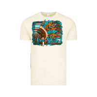 Vintage Arctic free spirit native american indian headdress Vintage Tee - Artiststas