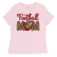Bubblegum Pink football mom Ladies Tee - Zillion Design Studio