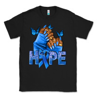 Black hope blueribboncolon cancer nails Classic Tee - NancyCooperArtShop