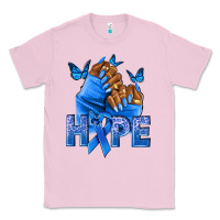 Bubblegum Pink hope blueribboncolon cancer nails Classic Tee - NancyCooperArtShop