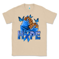 Mushroom hope blueribboncolon cancer nails Classic Tee - NancyCooperArtShop