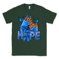 Sports Green hope blueribboncolon cancer nails Classic Tee - NancyCooperArtShop