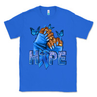 True Royal hope blueribboncolon cancer nails Classic Tee - NancyCooperArtShop