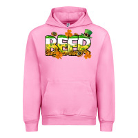 Fuchsia Pink St. Patrick's Day beer Urban Hoodie - CowGirlArtShop