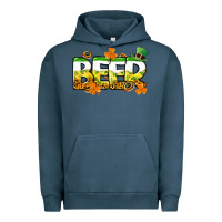 Pigment Midnight Navy St. Patrick's Day beer Urban Hoodie - CowGirlArtShop