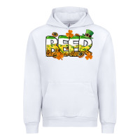 White St. Patrick's Day beer Urban Hoodie - CowGirlArtShop