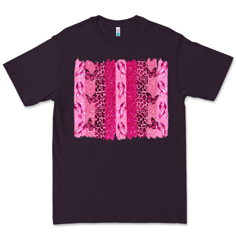 Breast Cancer Brushstrokes Premium Tee by texasbilliewilder | Teevron
