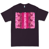 Plum Breast Cancer Brushstrokes Premium Tee - texasbilliewilder