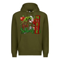 Army Green Christmas Character Nurse Premium Hoodie - NancyCooperArtShop