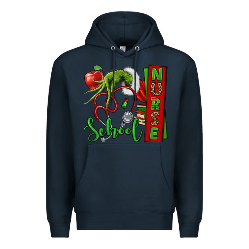 Christmas Character Nurse Premium Hoodie by NancyCooperArtShop | Teevron