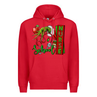 Red Christmas Character Nurse Premium Hoodie - NancyCooperArtShop