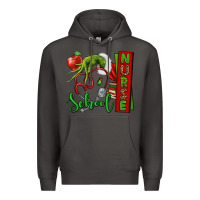 Smoke Christmas Character Nurse Premium Hoodie - NancyCooperArtShop