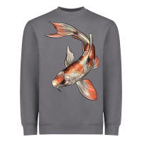 Storm Koi Fish Heavyweight Sweatshirt - LillyAllenDesigns