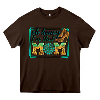 Chocolate Brown oh honey i'm that mom Heavy Core Tee - Zillion Design Studio
