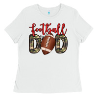 White football dad Ladies Tee - Zillion Design Studio
