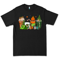 Black camping coffee cups Premium Tee - Zillion Design Studio