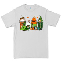 Dove Grey camping coffee cups Premium Tee - Zillion Design Studio