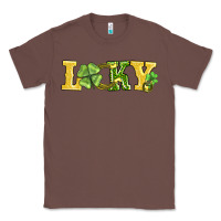 Chestnut lucky horseshoe and four leaf clover Classic Tee - AdoDesignShop