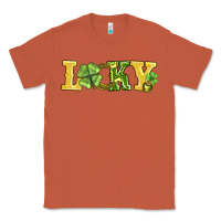 Copper lucky horseshoe and four leaf clover Classic Tee - AdoDesignShop
