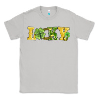 Moon Dust lucky horseshoe and four leaf clover Classic Tee - AdoDesignShop