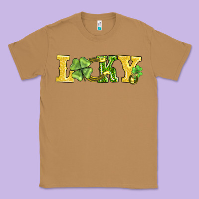 Lucky Horseshoe And Four Leaf Clover Classic Tee Designed By Adodesignshop