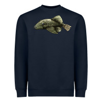 Navy Bristlenose Placo Heavyweight Sweatshirt - LillyAllenDesigns