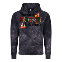 Cloud Black santa's favorite bus driver Vintage Hoodie - AdoDesignShop