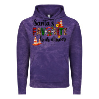 Cloud Purple santa's favorite bus driver Vintage Hoodie - AdoDesignShop