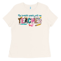 Bone my favorite people call me teacher Ladies Tee - texasbilliewilder