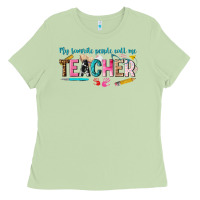 Matcha my favorite people call me teacher Ladies Tee - texasbilliewilder