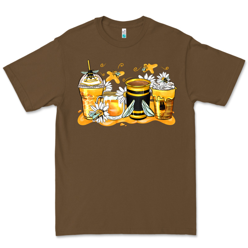 Bumble Bee Coffee Cups Premium Tee by Zillion Design Studio | Teevron