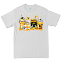 Dove Grey bumble bee coffee cups Premium Tee - Zillion Design Studio