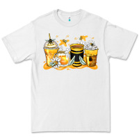 White bumble bee coffee cups Premium Tee - Zillion Design Studio