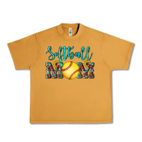 Peanut Butter western leopard  sunflowers glitter mom softball Urban Heavy Tee - Artiststas